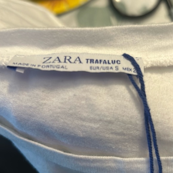 Zara Trafaluc Earth Invasion Short Sleeve Graphic Tee S NEW Sustainable Boho - Picture 8 of 9